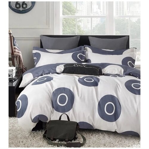 фото Комплект постельного белья boris, b009-2, сатин, 2-спальный, наволочки 2 шт. 70x70