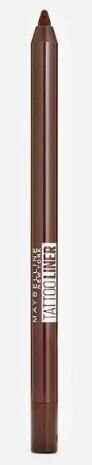 MAYBELLINE NY Карандаш для глаз гелевый Tatoo 910 bold brown 0