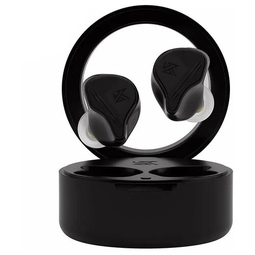 Наушники-вкладыши KZ VXS TWS Bluetooth 52 гибридные QCC3040 20-48000 Гц - High-end 10 мм - APT-X - черные матовые 364200₽
