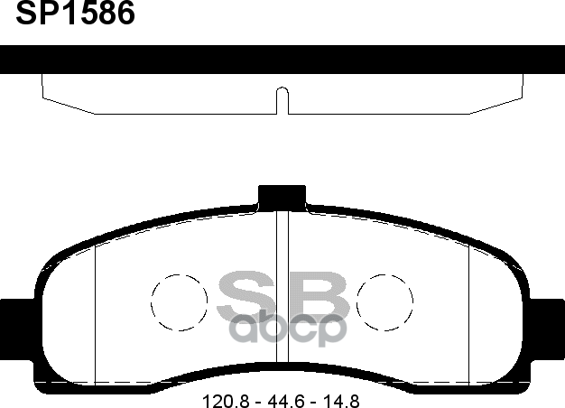 Колодки Передние Sangsin brake арт. SP1586