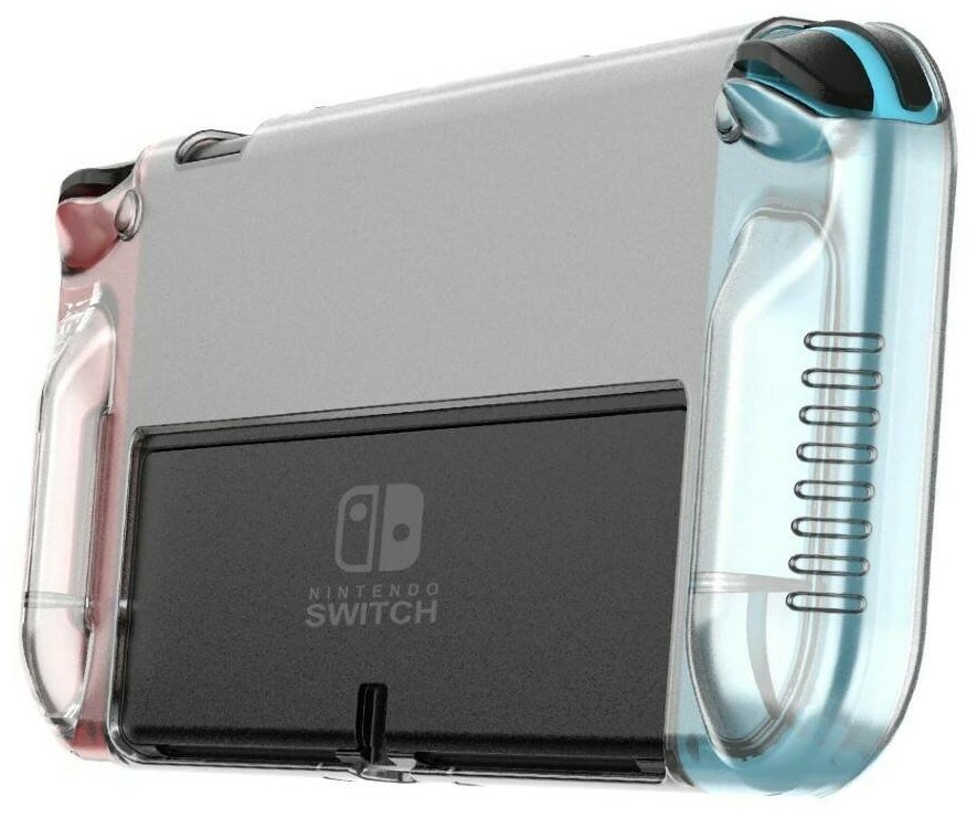 Чехол Nintendo Switch Case/OLED/защитный кейс для игр/силиконовый прозрачный для Нинтендо Свитч