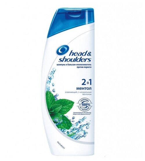 HEAD & SHOULDERS Шампунь HEAD & SHOULDERS Ментол освежающий 400 мл