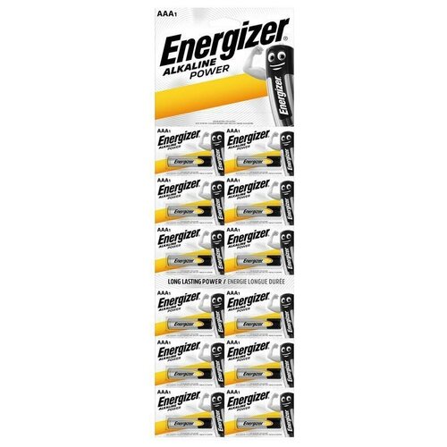 Energizer Элемент питания алкалиновый ENR POWER ALK AAA BP12 (блист.12шт) Energizer E302283400 energizer advanced power boost aaa 2