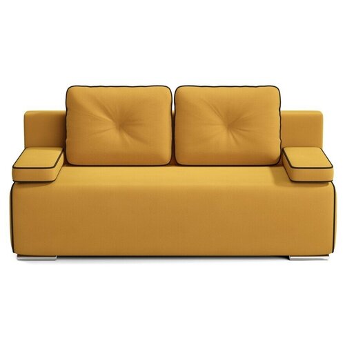 Диван Асти Amigo yellow, еврокнижка 192х93х78см в гостиную, зал, спальню, в дом, на дачу
