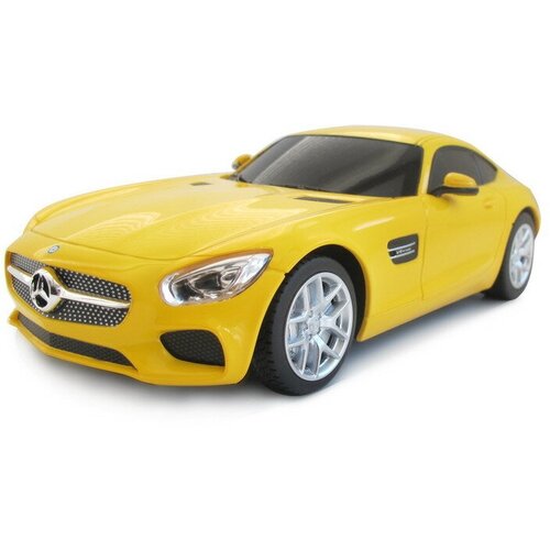 Машина р у 1:24 Mercedes AMG GT3, цвет жёлтый 2.4 72100Y rastar mercedes amg gt3 72100 1 24 19 см желтый