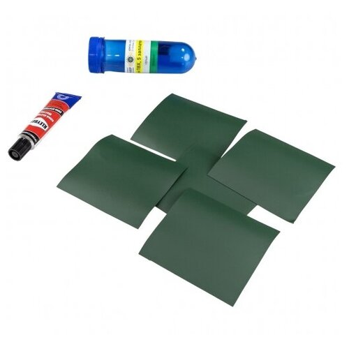 Адмирал Ремкомплект лодки ПВХ клей KLEYBERG 30мл5 латок олива 260₽