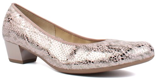 Туфли лодочки  Ara, размер 36.5 (3.5), розовый, золотой