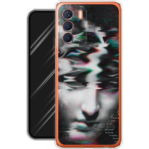 Силиконовый чехол на Infinix Zero 5G 2023 / Инфиникс Зеро 5G 2023 Glitch Art силиконовый чехол на infinix zero 5g 2023 инфиникс зеро 5g 2023 милые коровки прозрачный