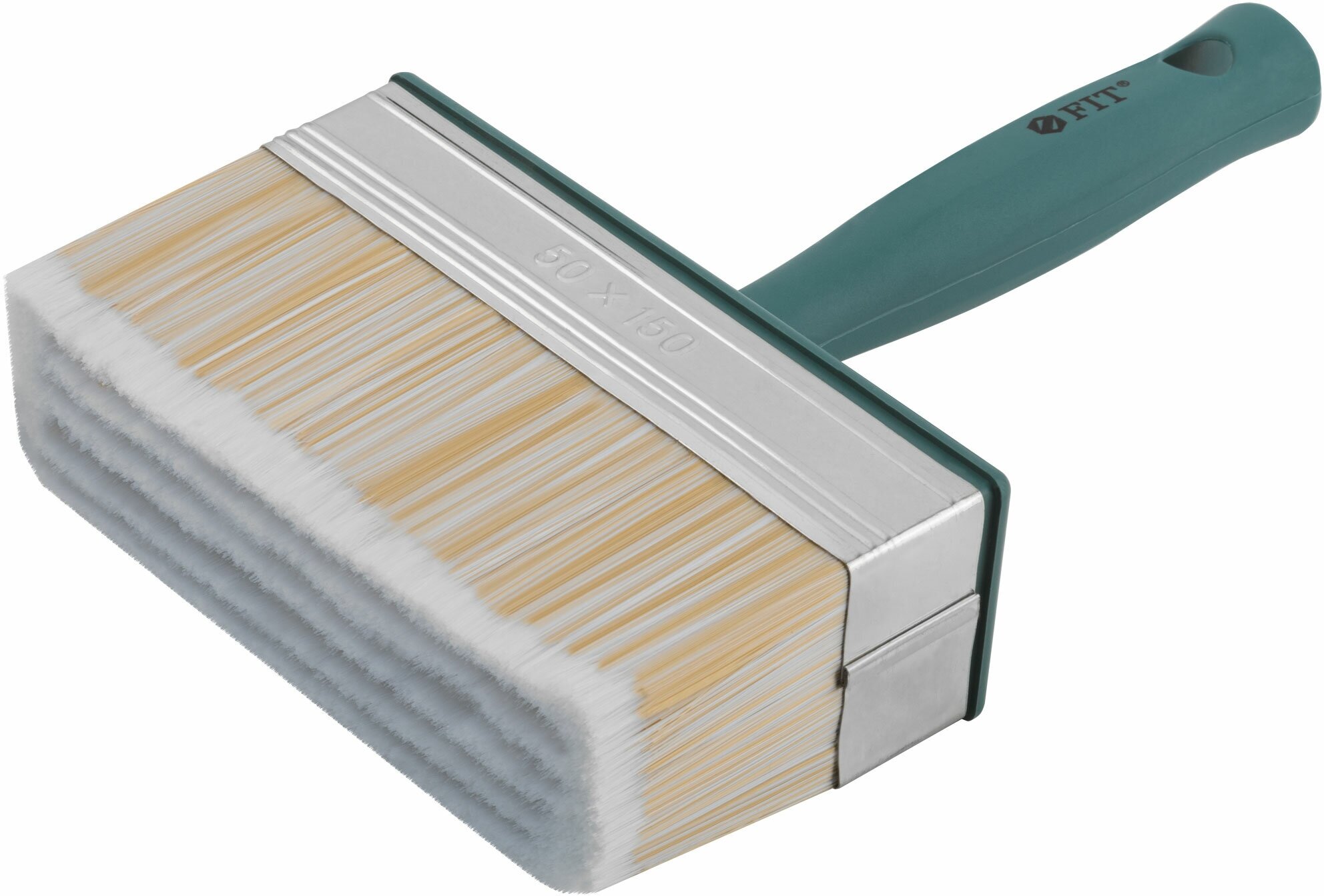 Макловица, искусственная светлая щетина, пластиковый корпус, полая ручка, "мини" 50 х 150 мм