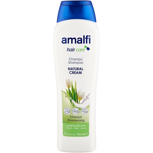Amalfi шампунь семейный Natural Cream, 750 мл