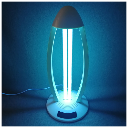 фото Лампа ультрафиолетовая бактерицидная с озоном просто-полезно, кварцевый облучатель