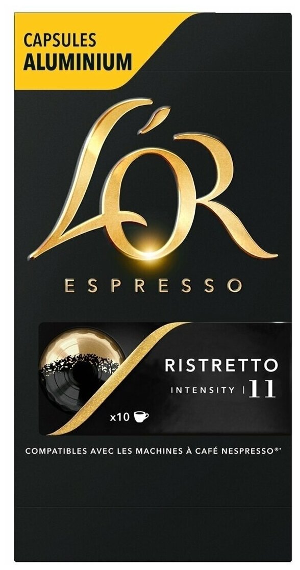 Кофе в капсулах L'OR Espresso Ristretto для кофемашин 3 упаковки - фотография № 1