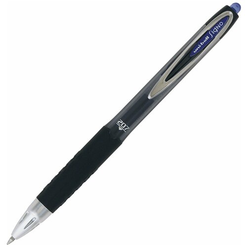 Ручка UNI UMN-207 BLUE, комплект 12 шт.