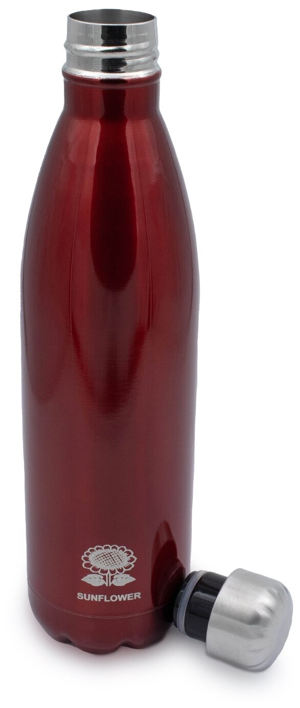 Термос-бутылка SUNFLOWER, SVK750R, 0.75 л - фотография № 2
