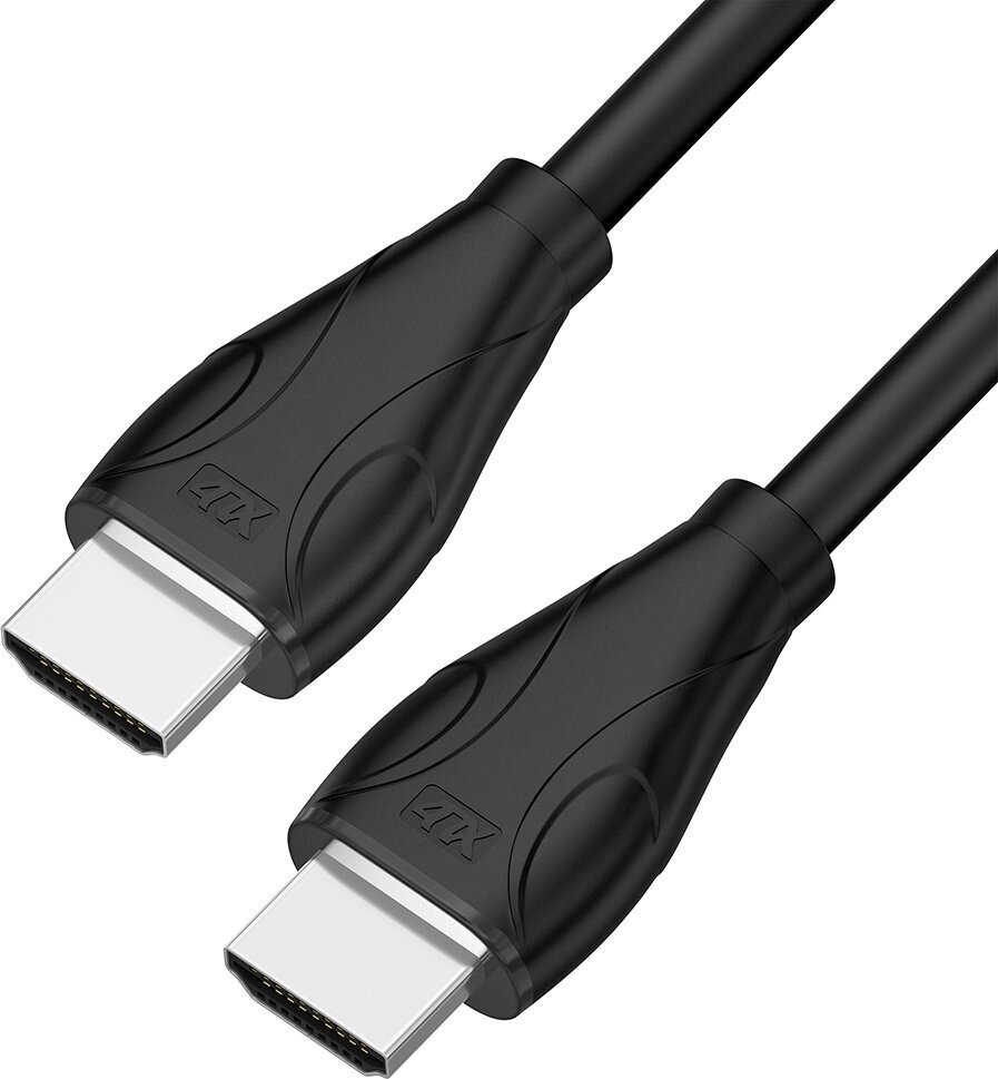 Кабель 1.8m HDMI черный Ultra HD 4K 10.2 Гбит/с 3D экран 4PH-R90110