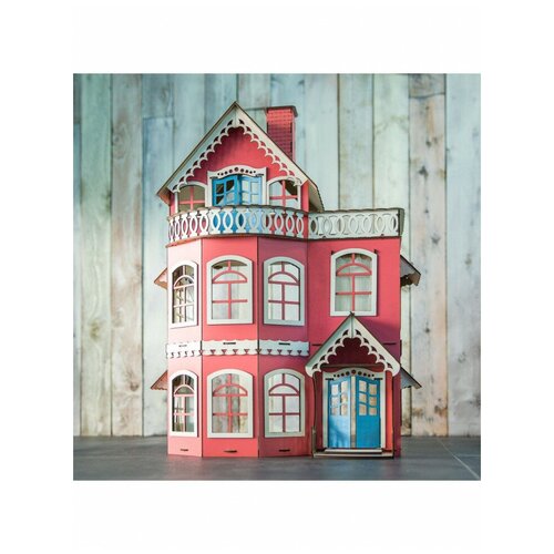 кукольный домик с верандой Деревянный кукольный домик с верандой Николь, &Dstunters