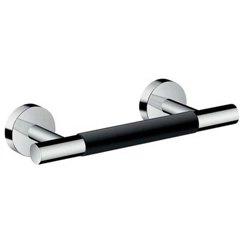 фото Подставка для ног hansgrohe comfort 26329000 хром черная