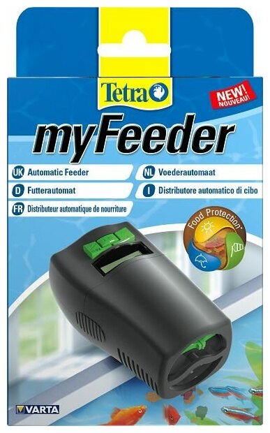 Автоматическая кормушка Tetra myFeeder для аквариумов, с дисплеем - фотография № 5