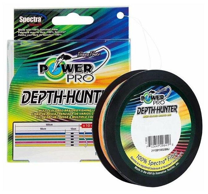 Плетеный шнур Power Pro Depth Hunter