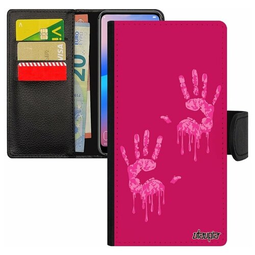 фото Чехол-книжка для мобильного samsung galaxy s8, "отпечаток ладони" след рука utaupia