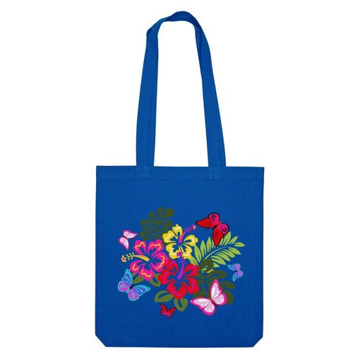 фото Сумка шоппер us basic, синий