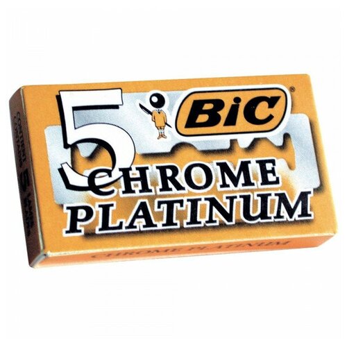 BIС (БИК) Лезвия для бритвы Bic Chrome Platinum двусторонние 5 шт