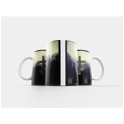 фото Кружка "пересекать, пейзаж, зима" 320 мл lotsprints