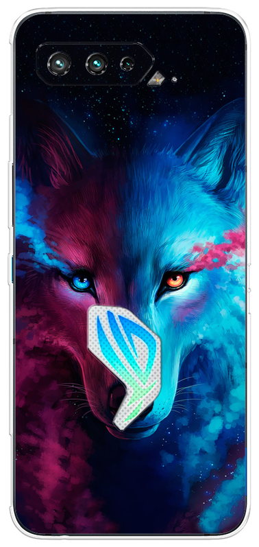 Силиконовый чехол на Asus ROG Phone 5S / Асус Рог Фон 5S Волшебный волк
