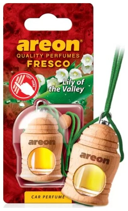 Ароматизатор AREON подвесной боченок деревянный на жидкой основе FRESCO LILY OF THE VALLEY