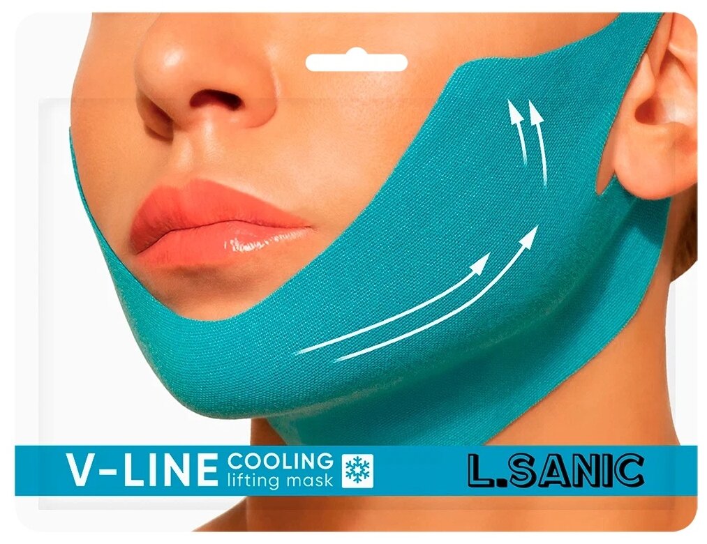 L.Sanic V-line маска для коррекции овала лица с охлаждающим эффектом