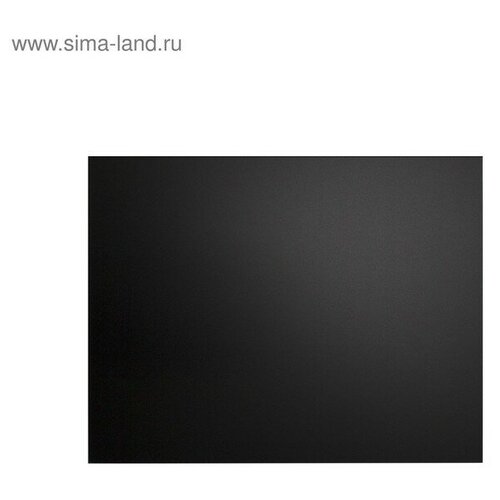 Доска меловая без рамки 600*400 мм, цвет чёрный 4760732