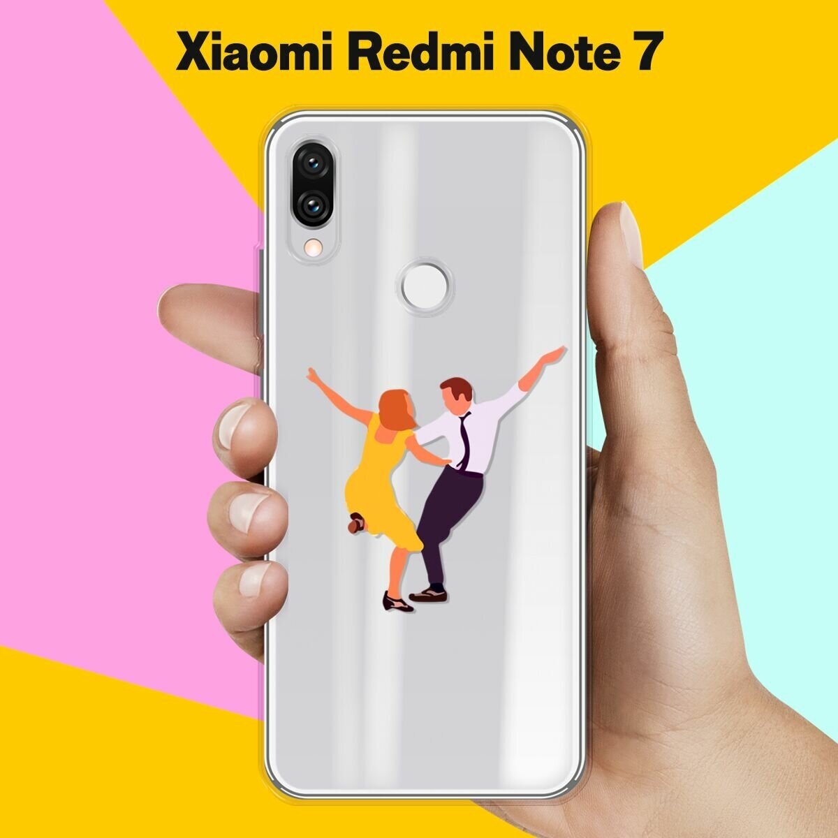 Силиконовый чехол на Xiaomi Redmi Note 7 Миа и Себастьян / для Сяоми Редми Ноут 7