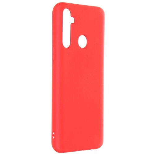 фото Чехол krutoff для realme 6i silicone case red 12385 krutoff group