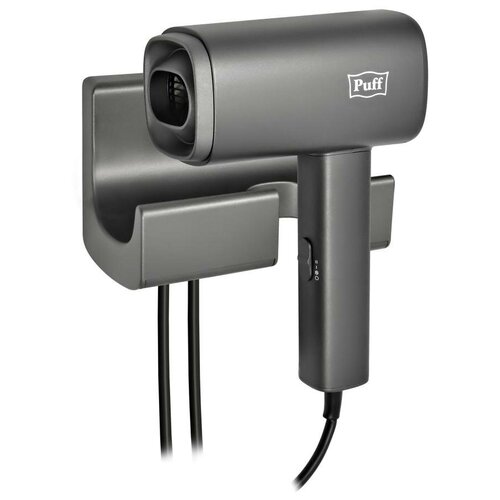 Фен настенный Puff 1601 1600Вт серый 651300₽