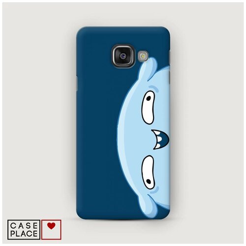 фото Чехол пластиковый samsung galaxy a3 2016 подушка синий фон case place