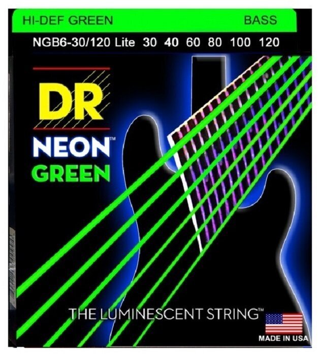 DR Strings NGB6-30/120 HI-DEF NEON Струны для 6-струнной бас-гитары