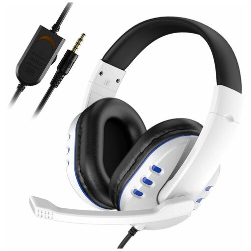 Проводные игровые наушники KRPS-5 черно-белые 2599₽