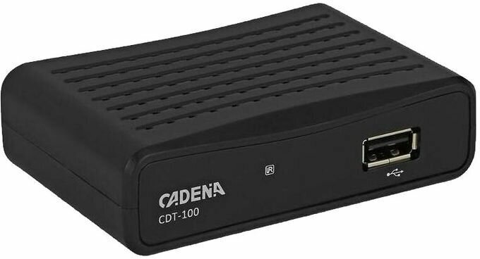 Ресивер DVB-T2 CADENA CDT-100 (TC), черный