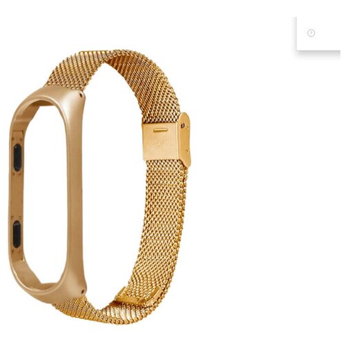 Ремешок сетчатый металлический для Xiaomi Mi Band 4 Metal Mesh Strap (Gold/Золотой)