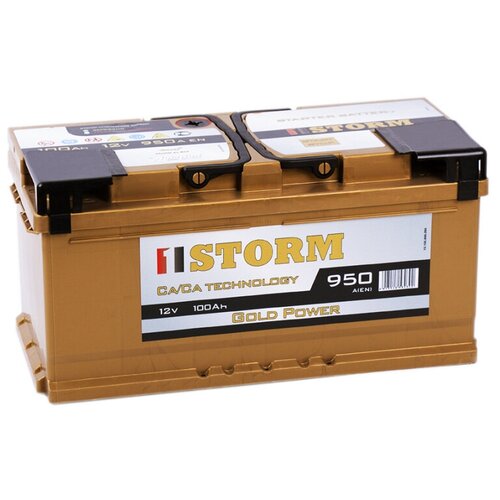 Аккумулятор Storm Gold 100 Ач 950А низкий