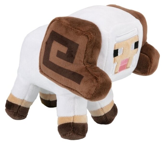 Мягкая игрушка "Барашек" Minecraft Earth Happy Explorer Horned Sheep 15 см