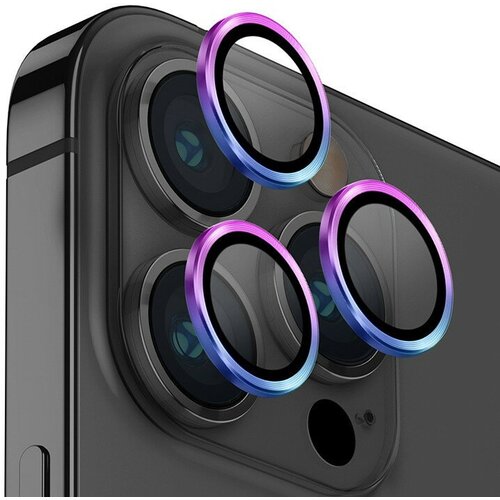 Защитное стекло для камеры iPhone 14 Pro/14 Pro Max Uniq OPTIX Camera Lens protector Aluminium Iridescent (IP6.1P-6.7PM-LENSIRD)