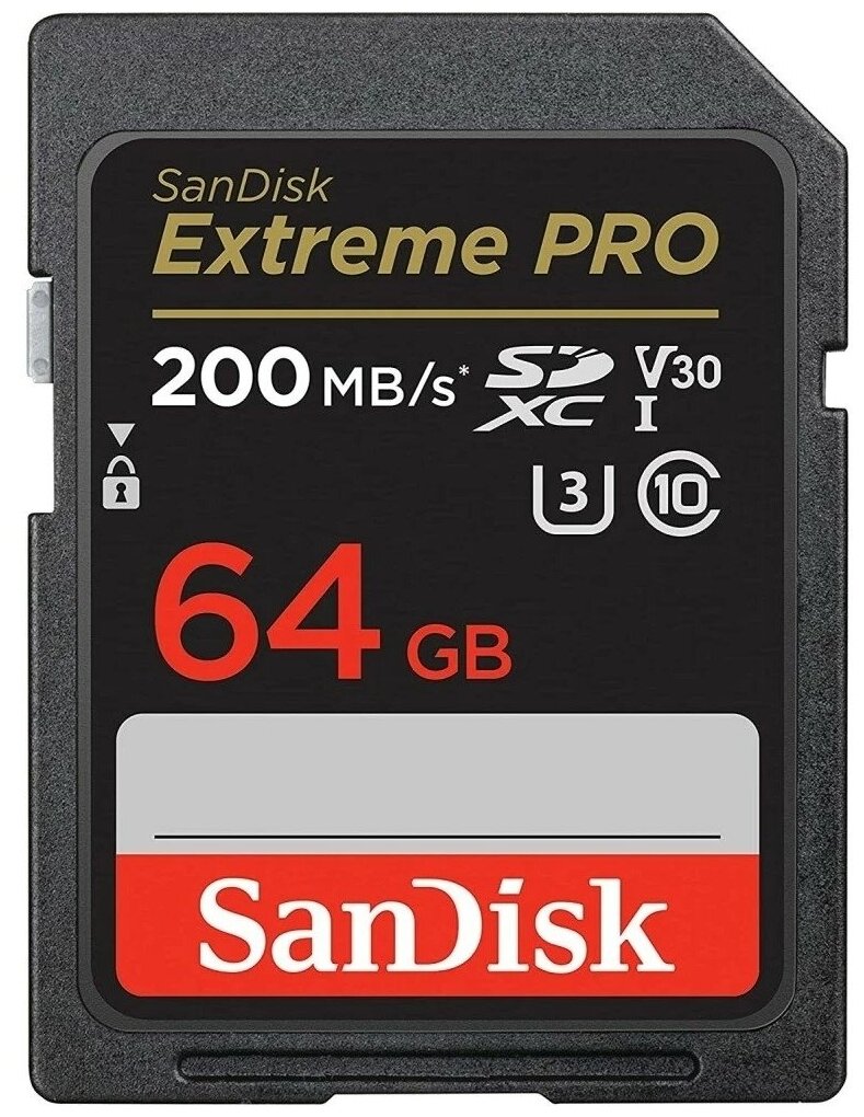 Карта памяти SanDisk Extreme PRO 64GB SDXC