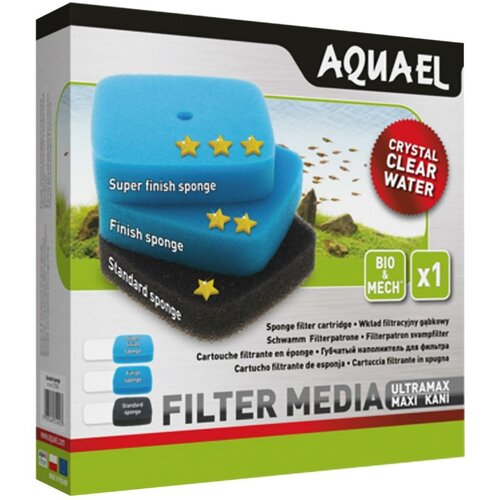 Сменная губка для фильтра AQUAEL ULTRAMAX / ULTRA FILTER / MAXI KANI, крупнопористая сменная губка aquael super maxi 2 шт