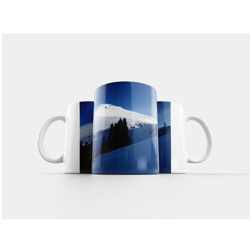 фото Кружка "гора, снег, зима" 320 мл lotsprints