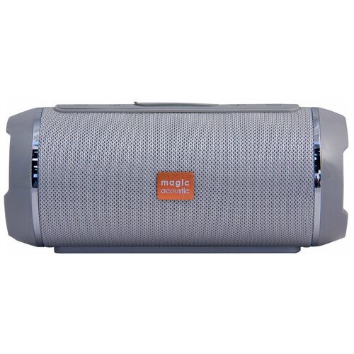 фото Колонка magic acoustik с bluetooth 5.0 sk1018gy accord, usb, tf-card, fm-радио, размер 80х80 х180 мм, 2х5 вт, серый magic acoustic