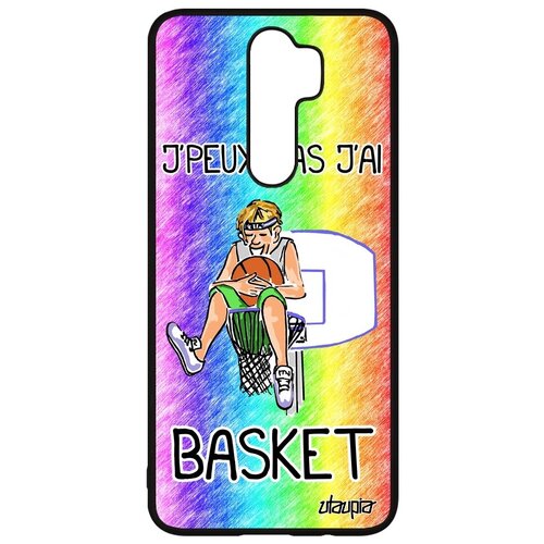 фото Красивый чехол для // xiaomi redmi note 8 pro // "не могу - у меня баскетбол!" крутой спорт, utaupia, цветной