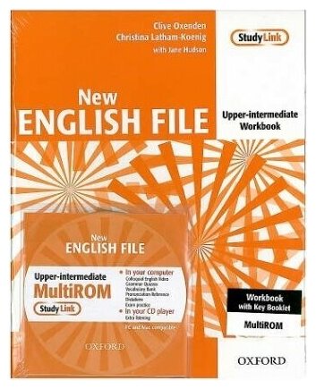 New English File Upper-Intermediate Workbook with key and MultiROM Pack