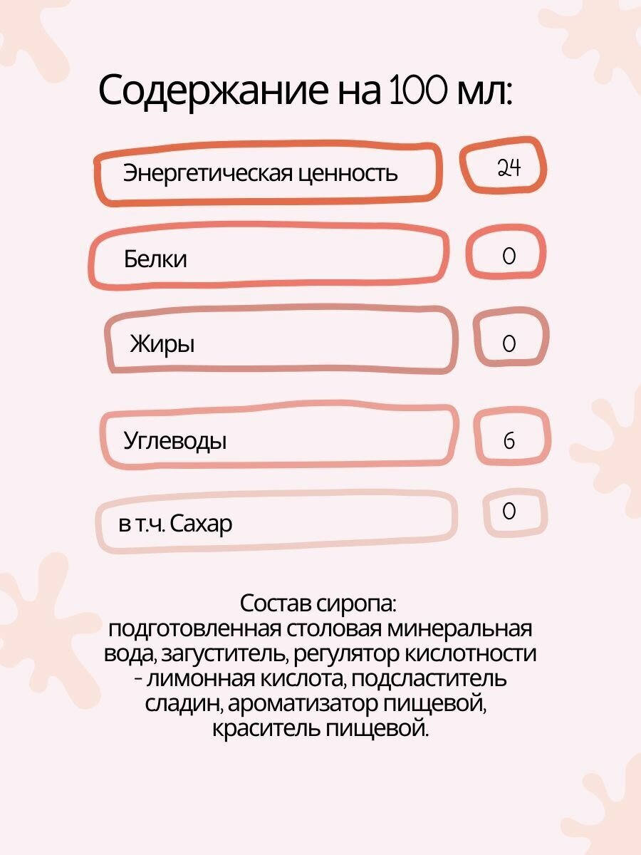 Сироп без сахара DietSi со вкусом Гренадин 1000 мл