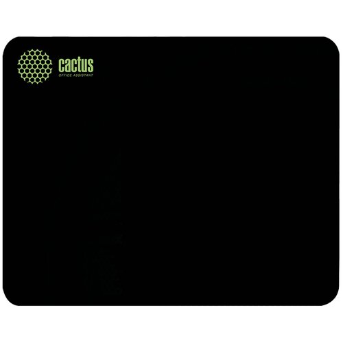 Коврик для мыши Cactus Black 300x250x2мм (CS-MP-P01M)